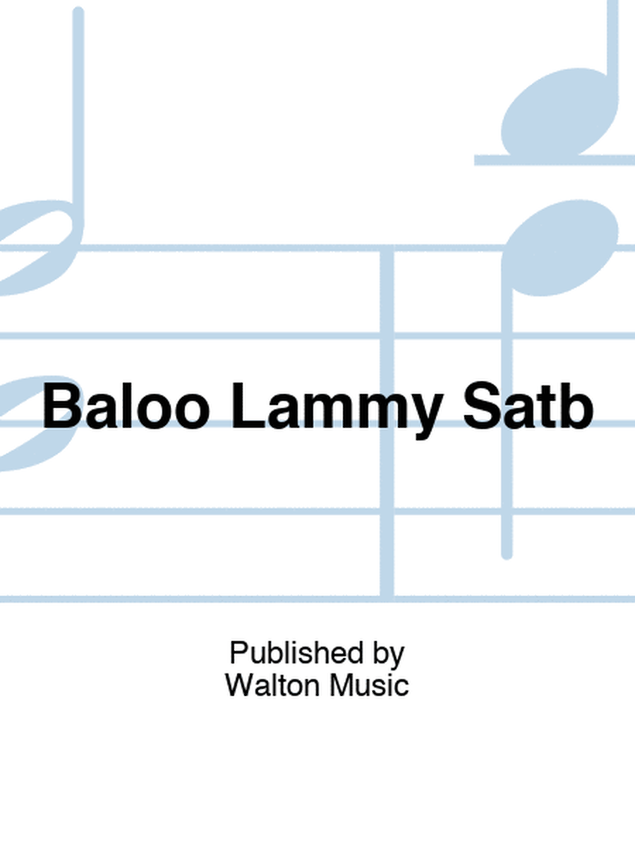 Baloo Lammy Satb