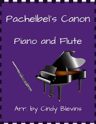 Book cover for Pachelbel's Canon, for Piano and Flute