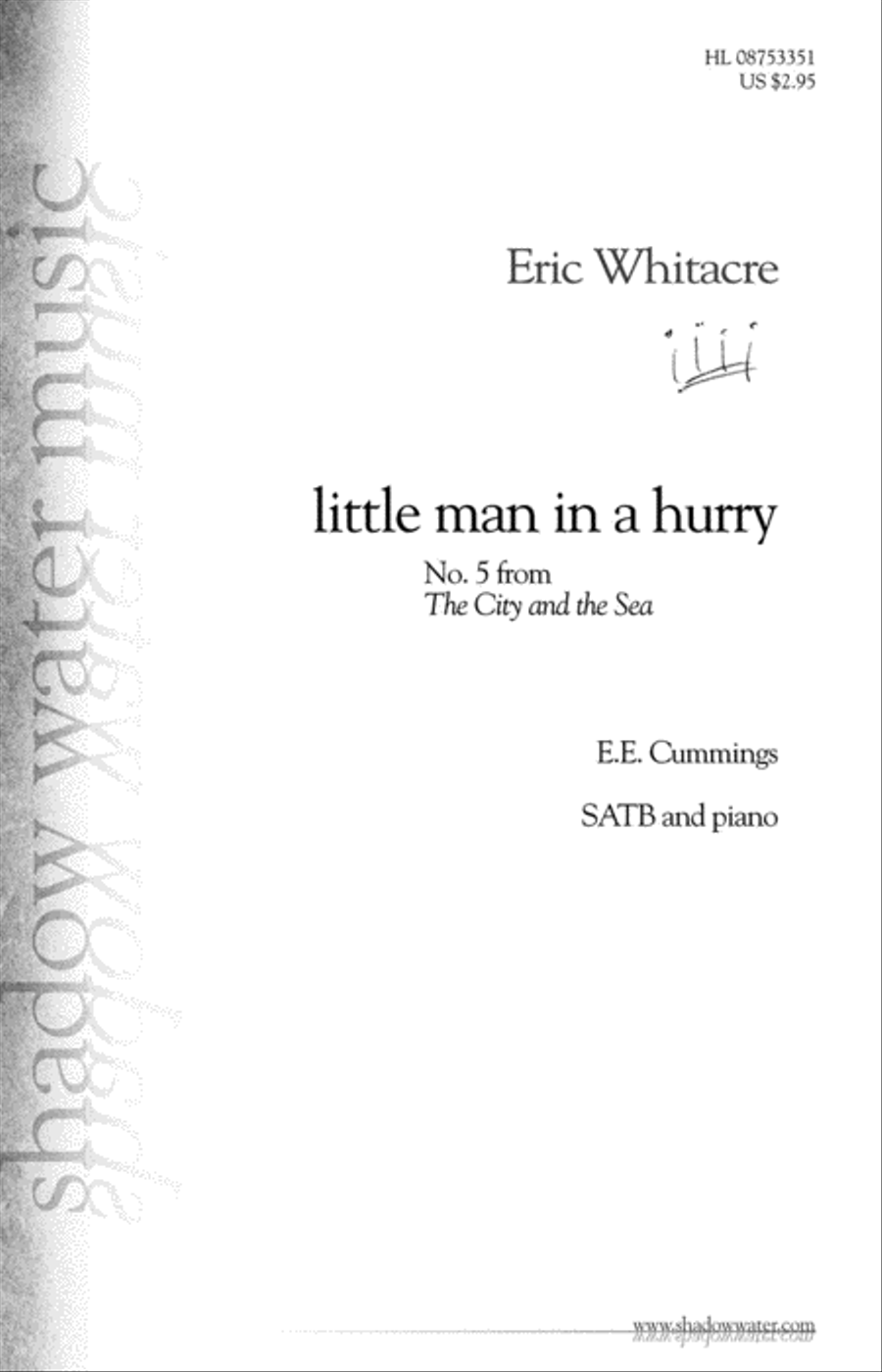 Little Man in a Hurry Little Man in a Hurry 4-Part scores gallery preview page 1