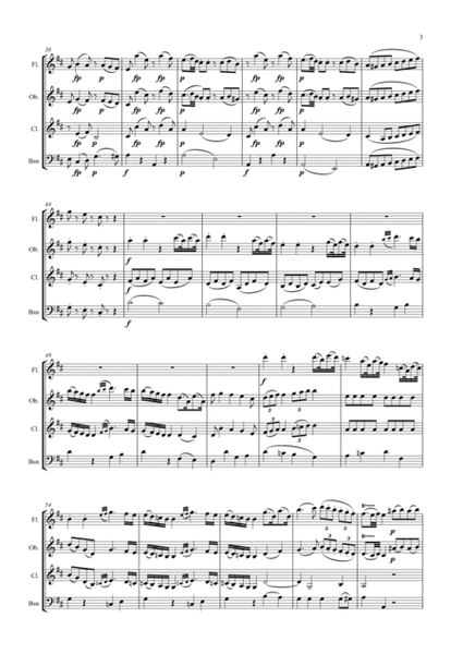 Mozart Quartet KV 159 arr. Woodwind Quartet