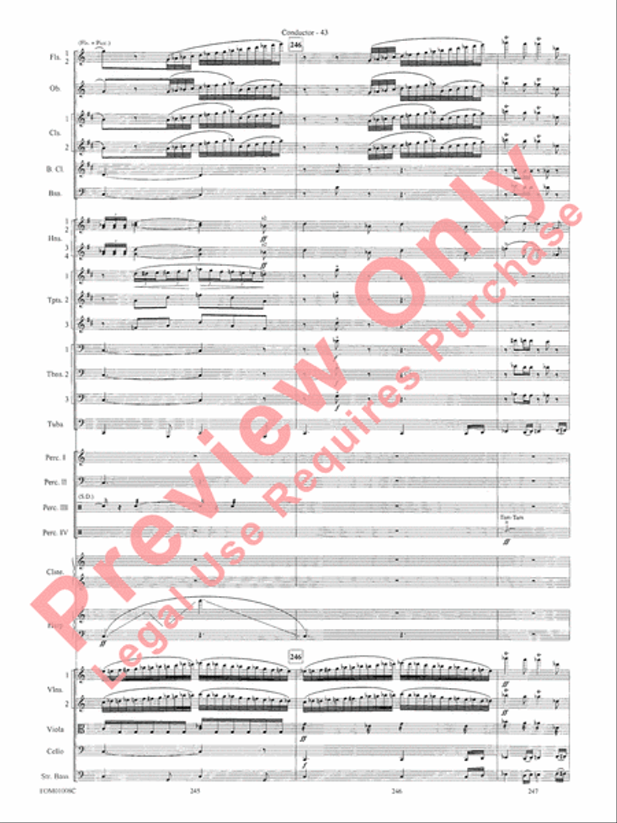 Harry Potter Symphonic Suite Full Orchestra scores gallery preview page 46