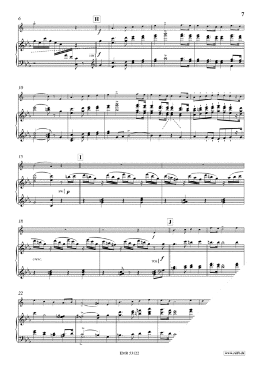 Drei Lieder ohne Worte Drei Lieder ohne Worte Alto Saxophone scores gallery preview page 7