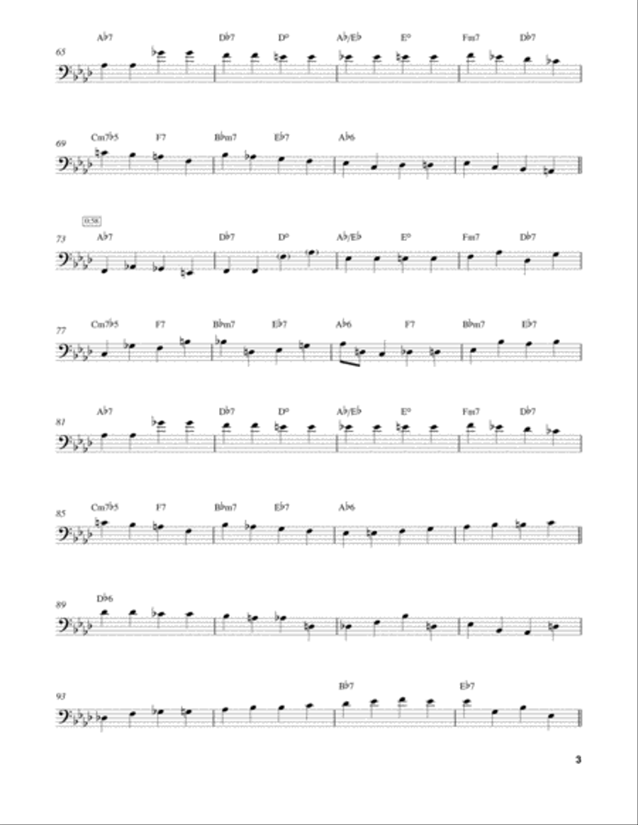 Up There Bass Voice scores gallery preview page 3