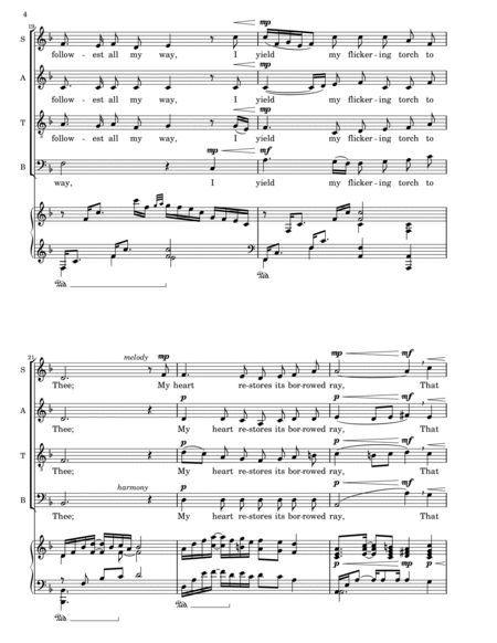 O Love (SATB plus orchestra VOCAL SCORE) image number null