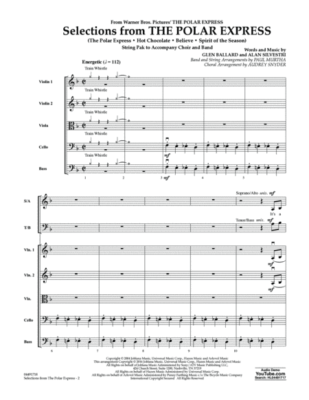 The Polar Express - Conductor Score (Full Score)