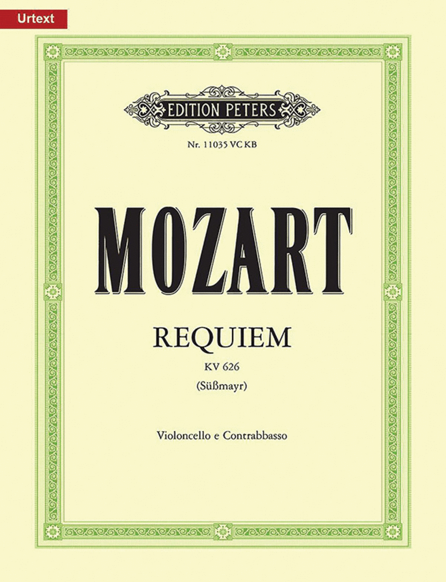 Requiem in D minor K626 (Violoncello and Contrabass Part)