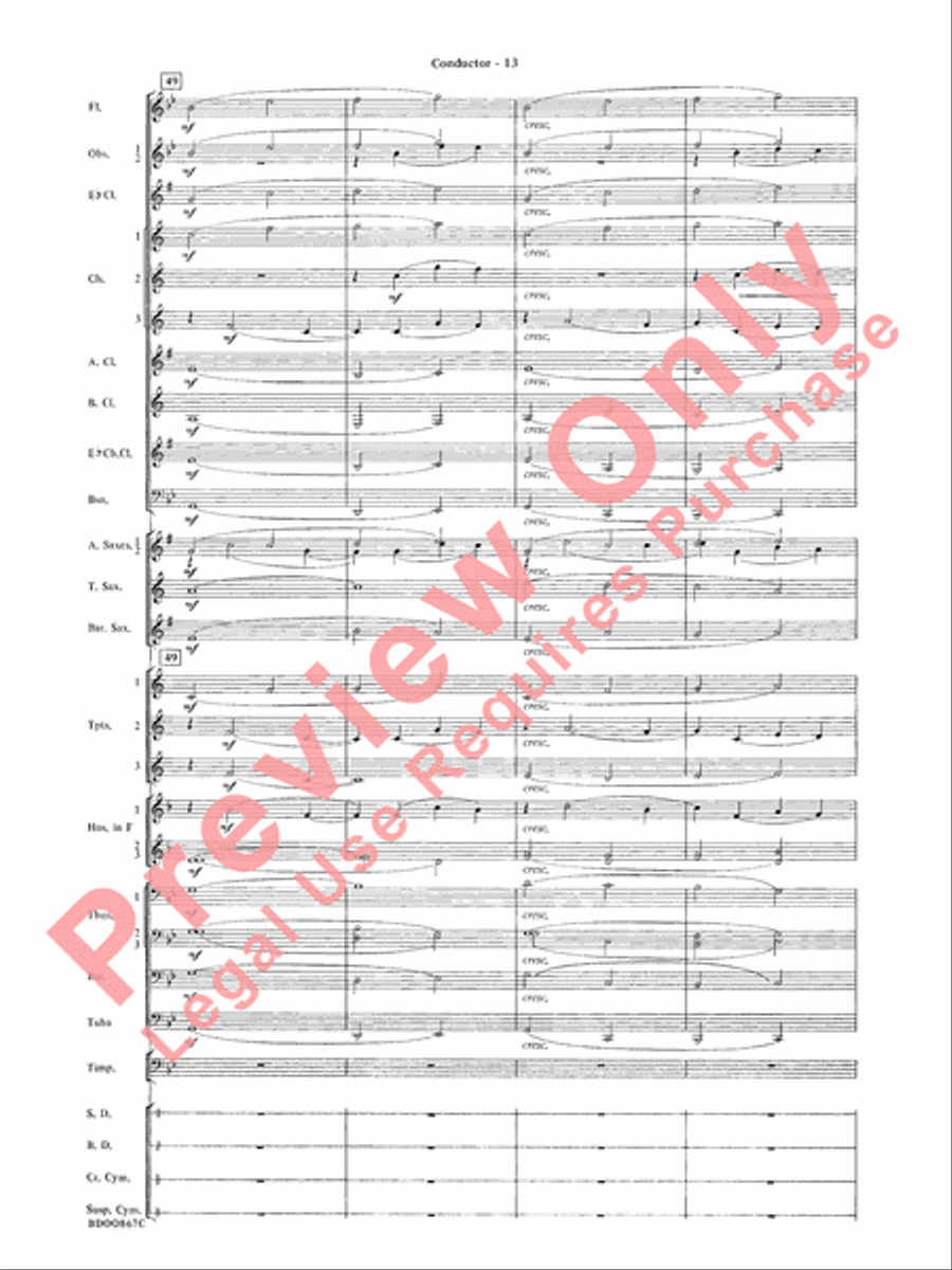 Aria Cantabile Concert Band scores gallery preview page 15