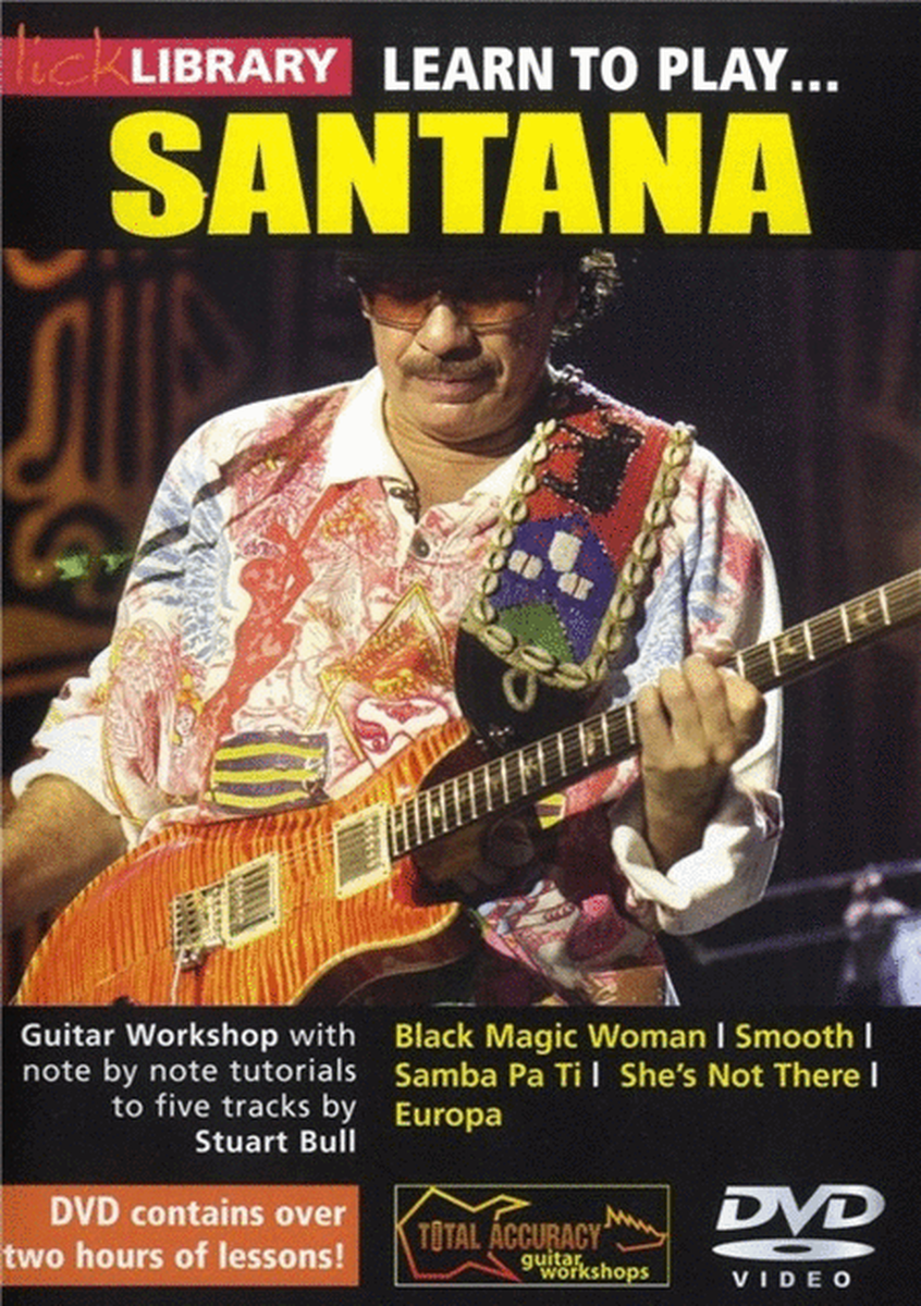 Learn To Play Santana Dvd