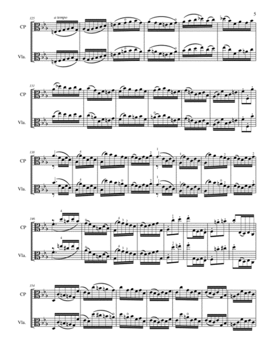 Bach Prelude from Cello Suite No. 5 for Viola Scordatura