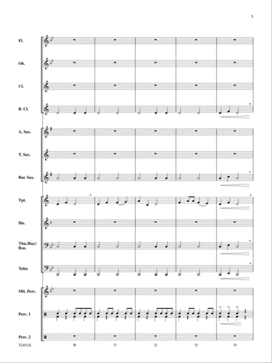 Dragon Dance: Score Concert Band scores gallery preview page 5