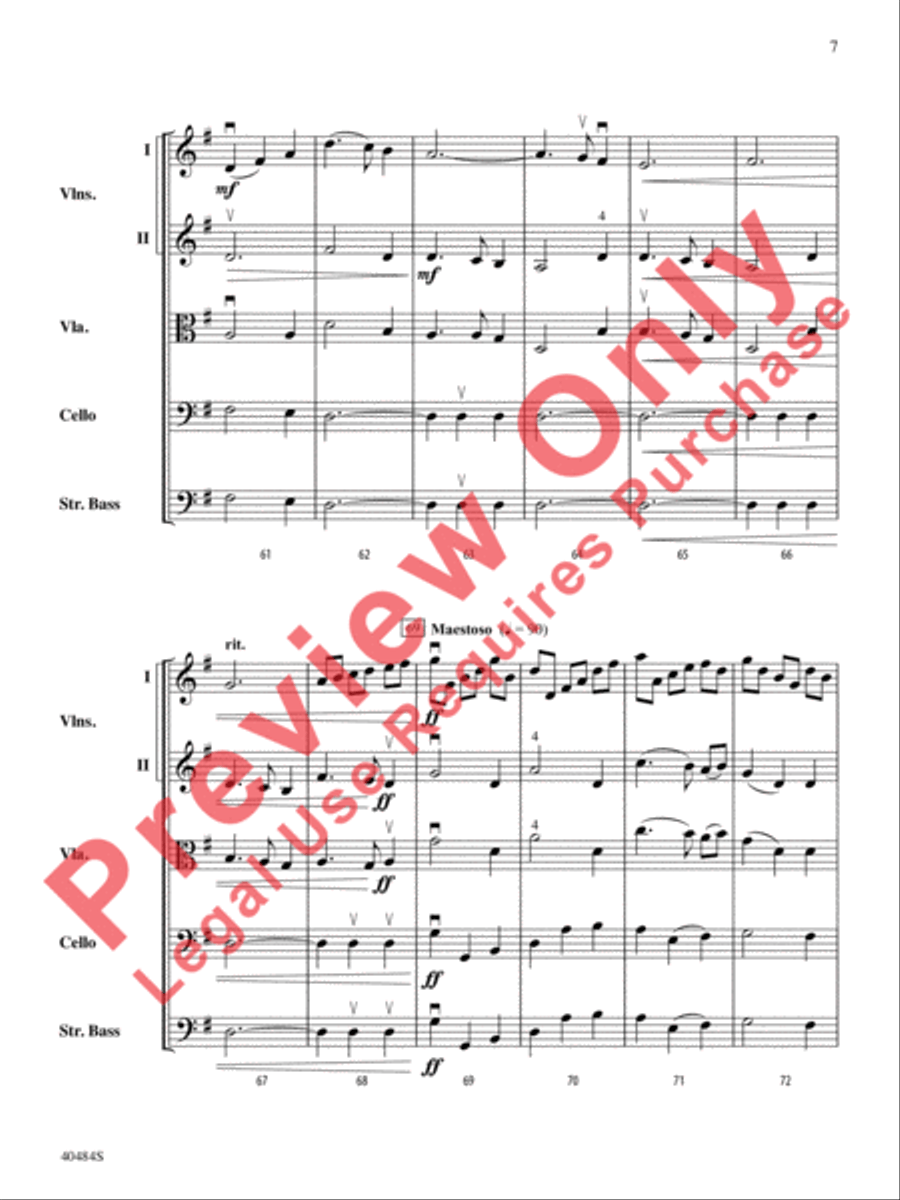 Stony Brook Waltz Stony Brook Waltz String Orchestra scores gallery preview page 8