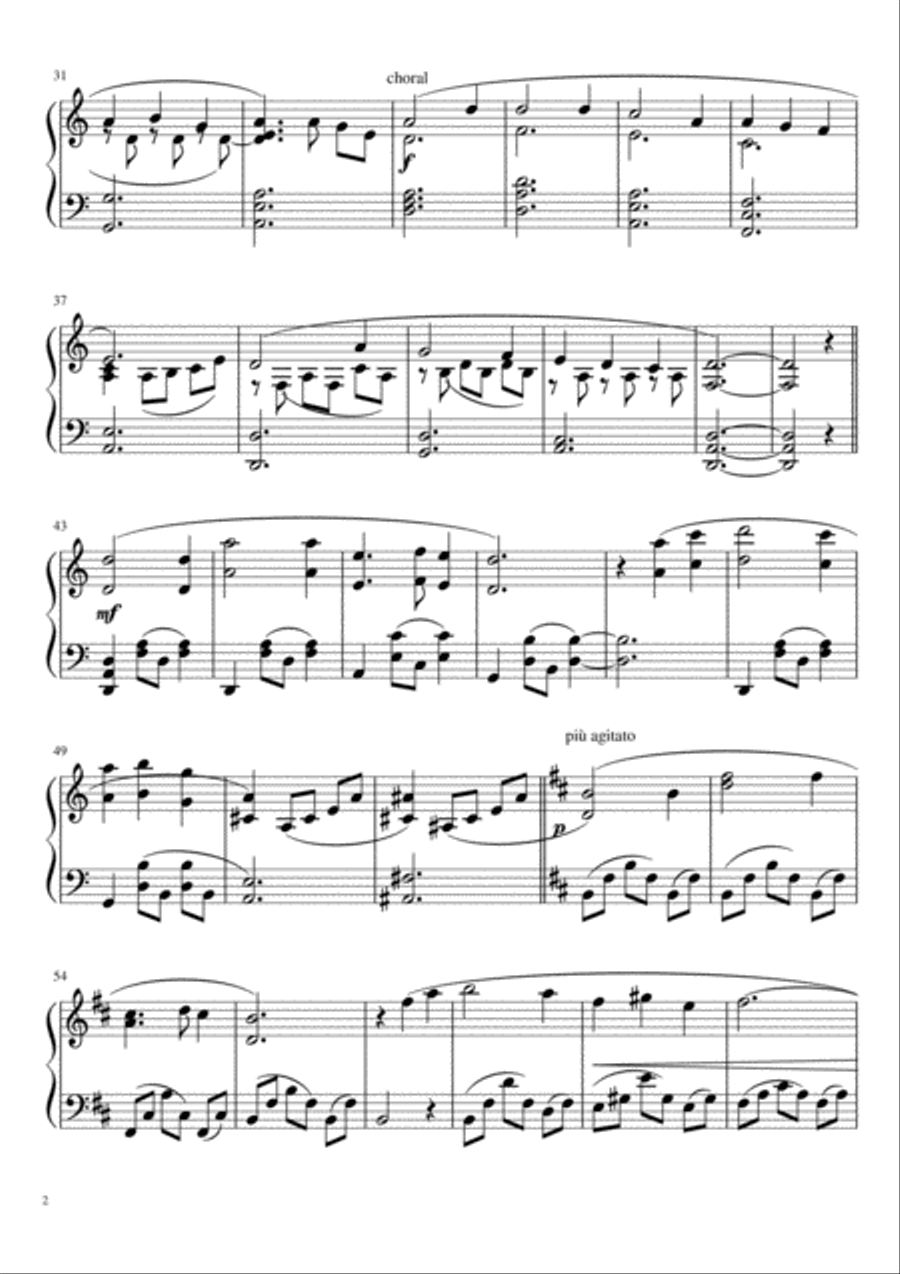 Scarborough Fair, English Folk Song, Arr Piano Piano Solo scores gallery preview page 2