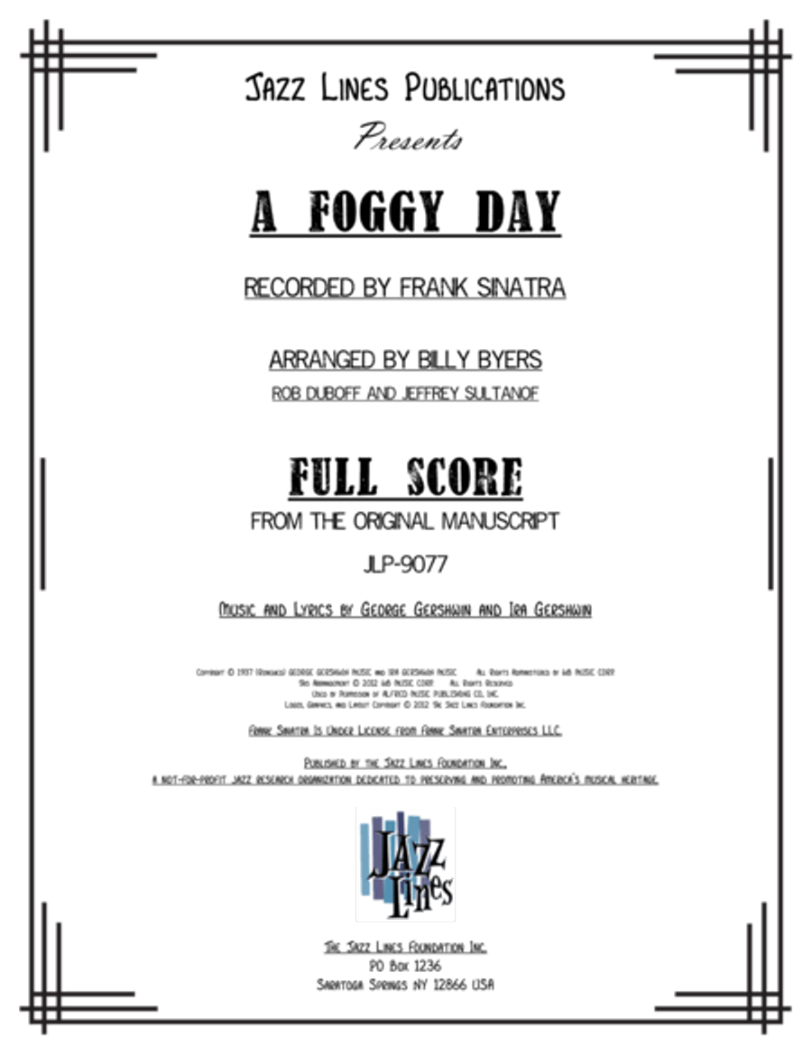 A Foggy Day Orchestra scores gallery preview page 2