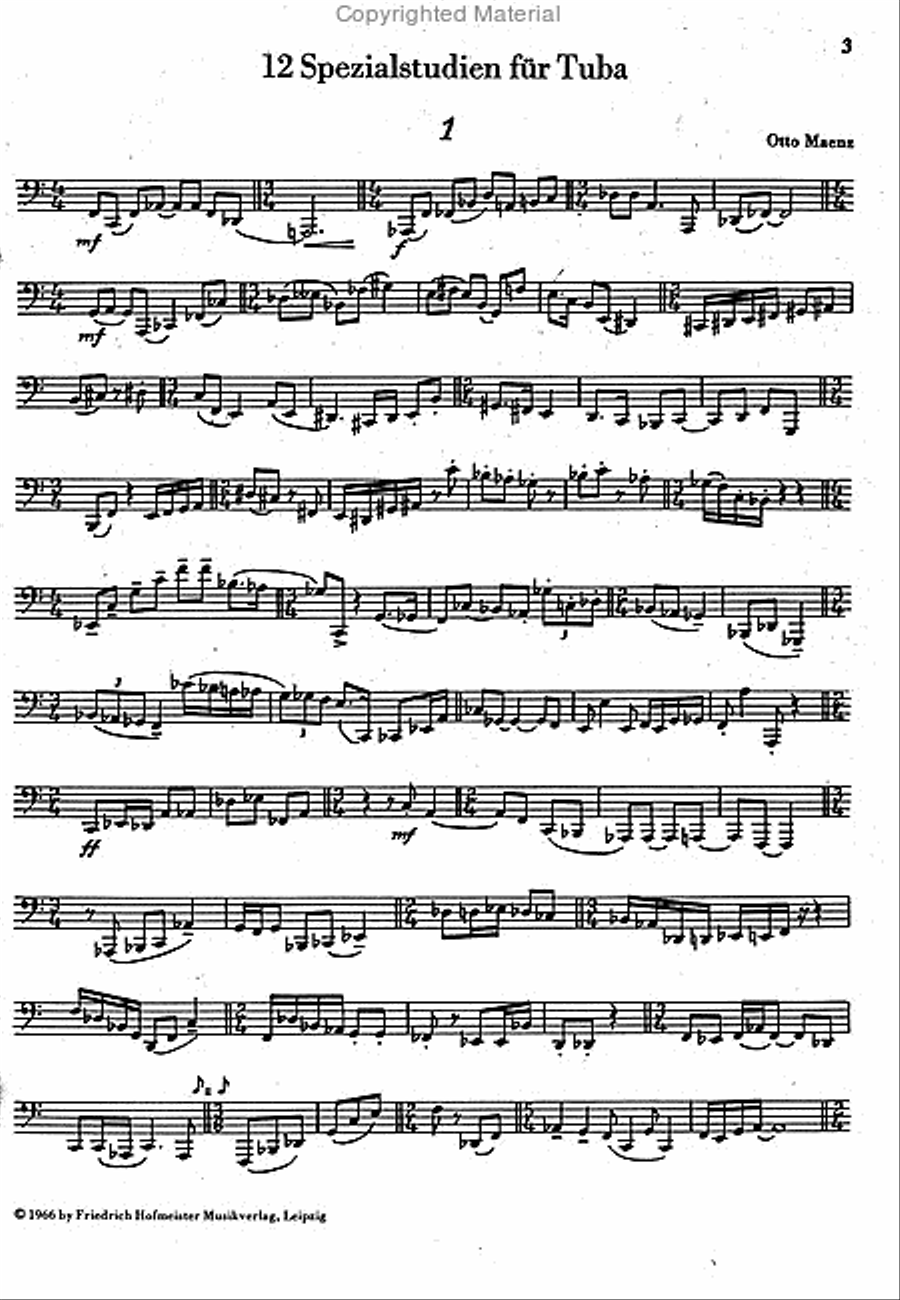 12 Spezialstudien Tuba scores gallery preview page 2