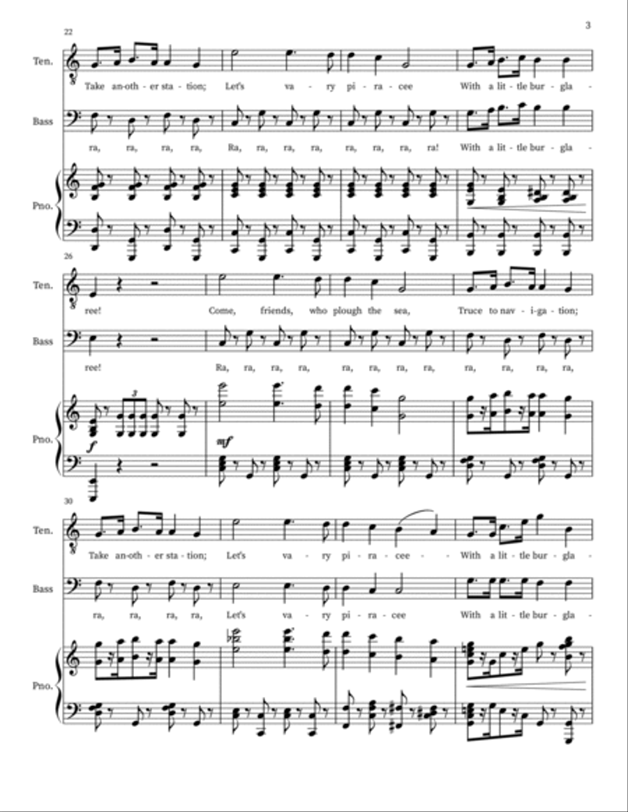 With cat-like tread upon our way we steal (from Pirates of Penzance) TB scores gallery preview page 3