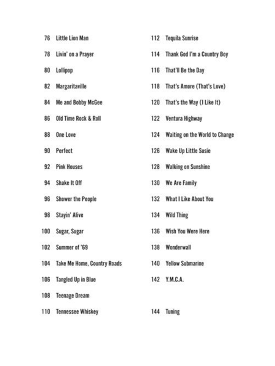 Sing-Along Songs – Strum Together Banjo scores gallery preview page 4
