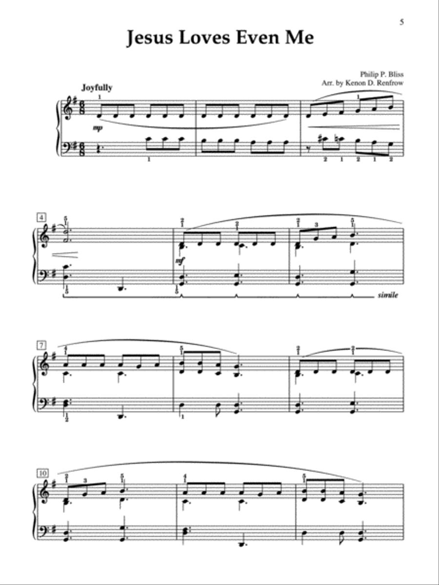 A Sacred Collection, Book 1 Piano Solo scores gallery preview page 7