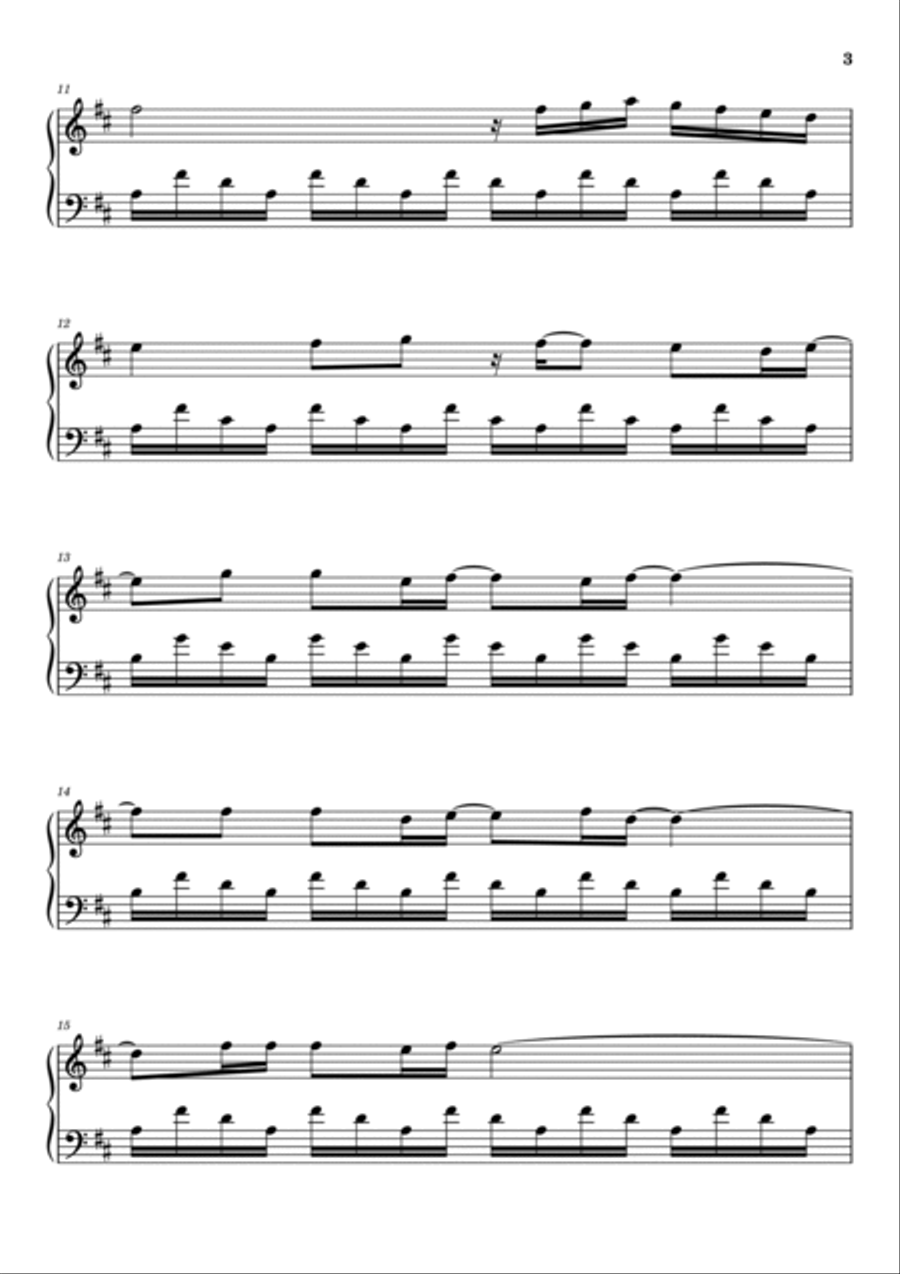 Wrong Side Of Heaven Piano Solo scores gallery preview page 3