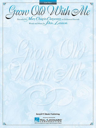 Book cover for Grow Old With Me