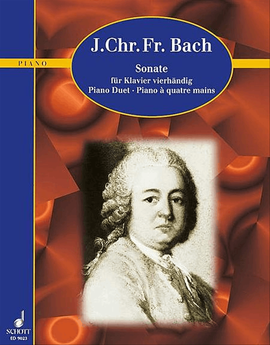 Sonata in A Major 1 Piano, 4-Hands scores gallery preview page 1