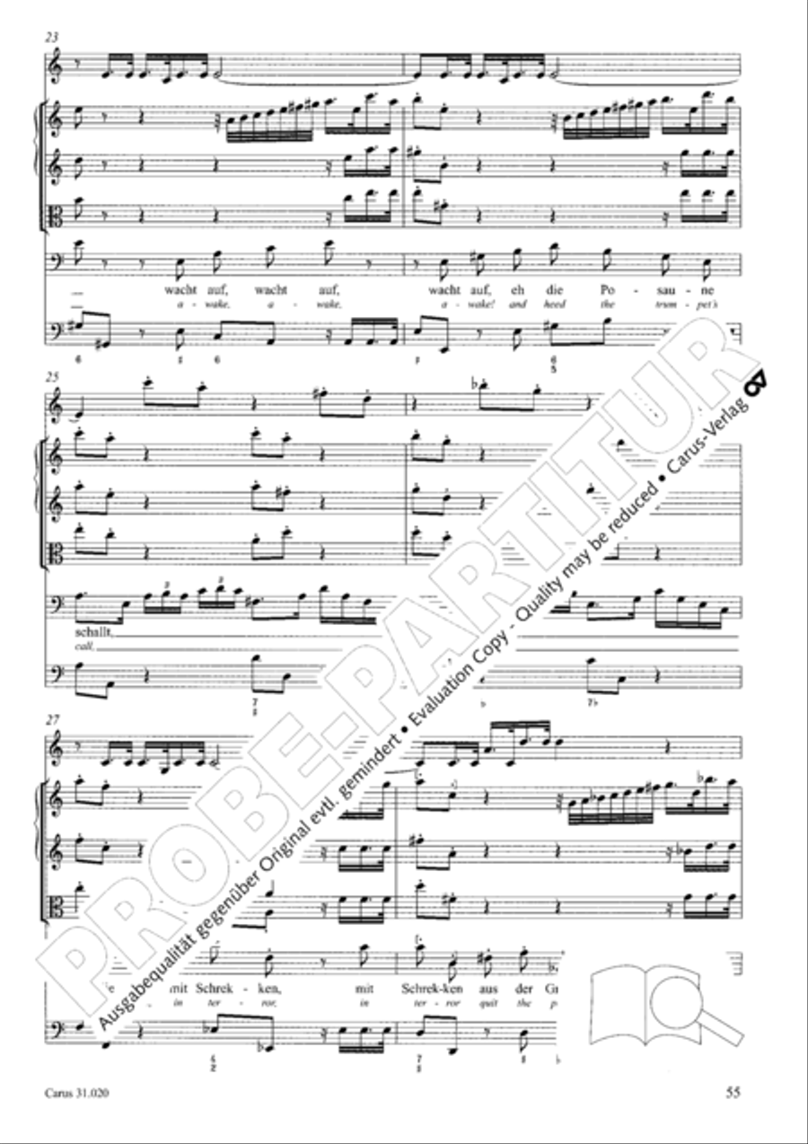 Eternity, thou thundrous word (O Ewigkeit, du Donnerwort) ATB scores gallery preview page 56