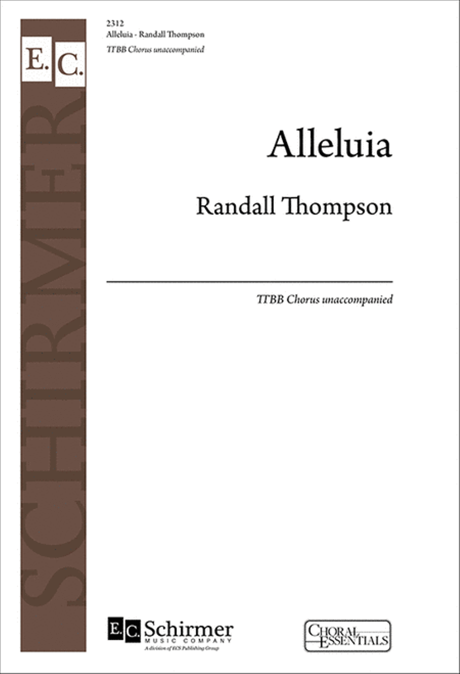 Alleluia TTBB scores gallery preview page 1