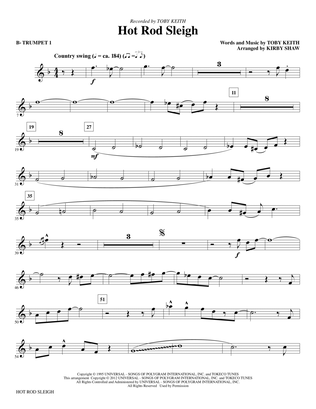 Hot Rod Sleigh - Bb Trumpet 1