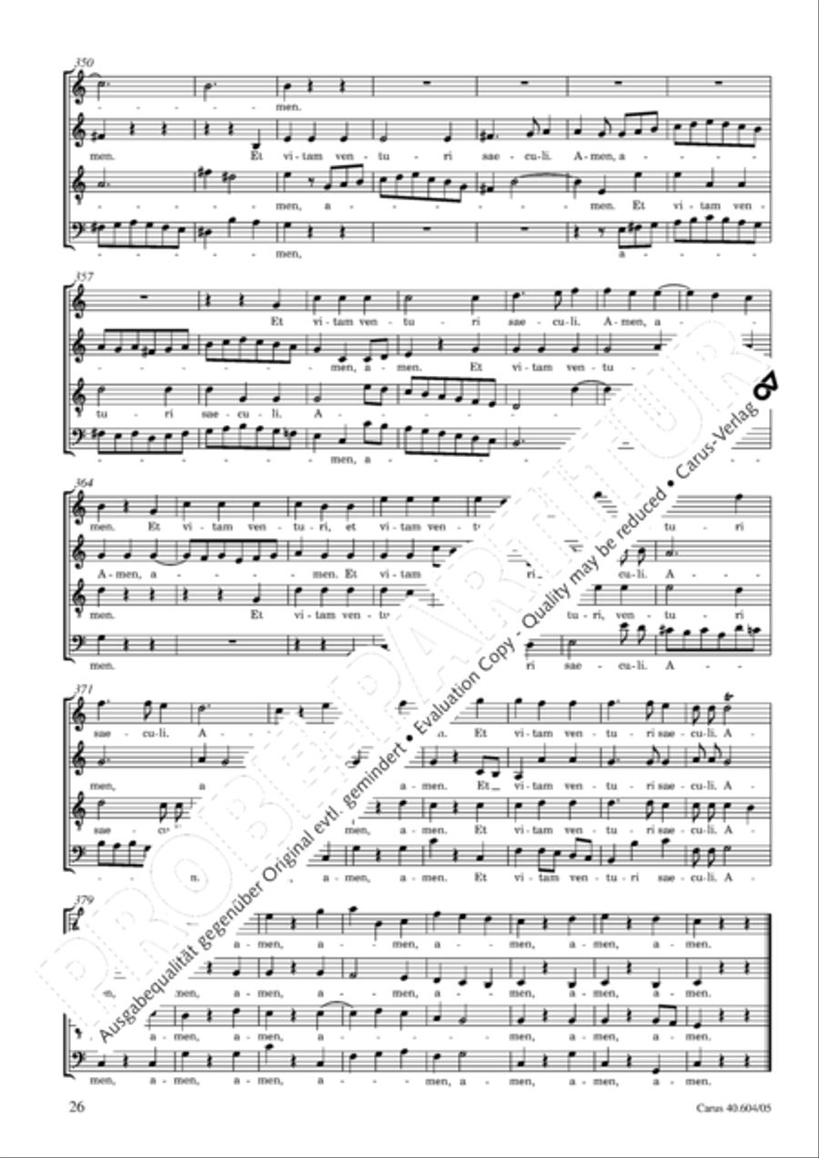 Grosse Mariazeller Messe in C 4-Part scores gallery preview page 27