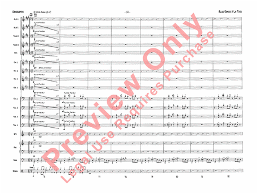 Blue Rondo a la Turk Jazz Ensemble scores gallery preview page 13