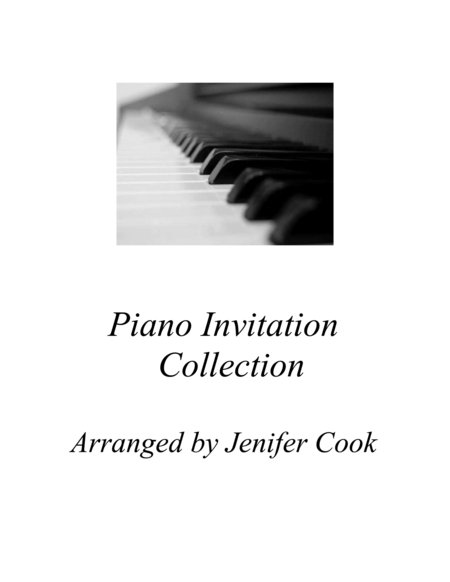 Piano Invitation Collection image number null