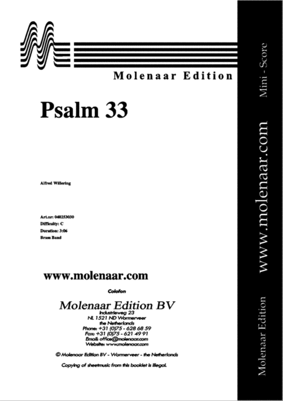 Psalm 33 Brass Band scores gallery preview page 2