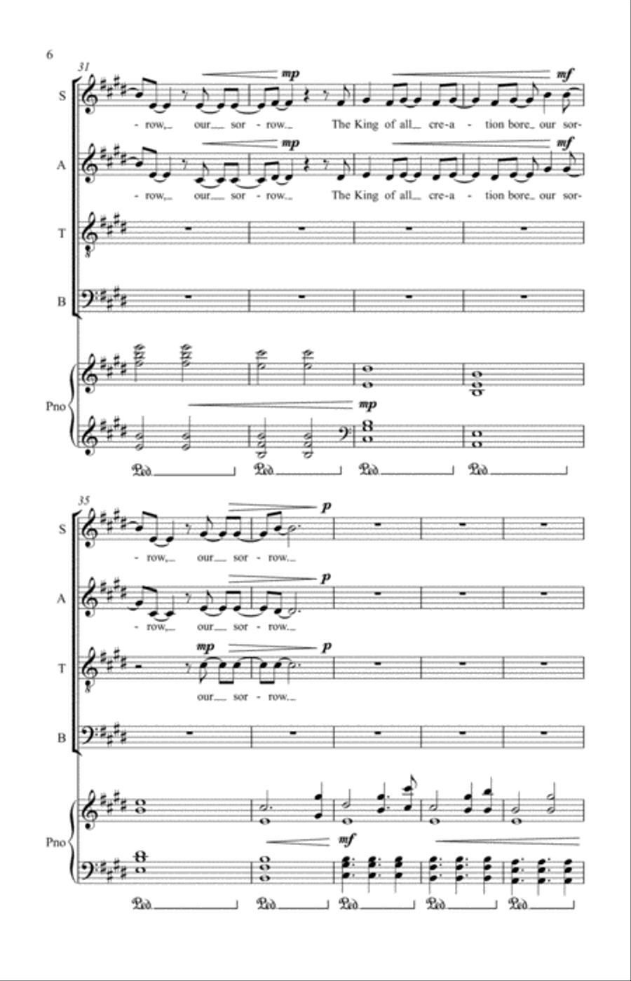 When Jesus Wept 4-Part scores gallery preview page 5
