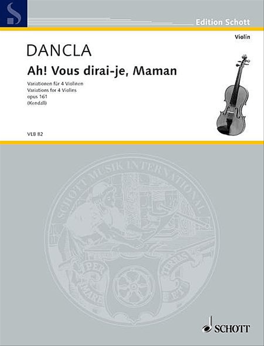 “Ah! Vous dirai-je, Maman” Variations, Op. 161 Violin scores gallery preview page 1