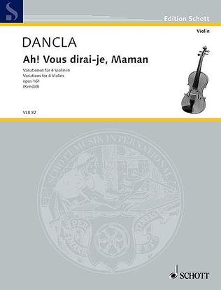 Book cover for "Ah! Vous dirai-je, Maman" Variations, Op. 161