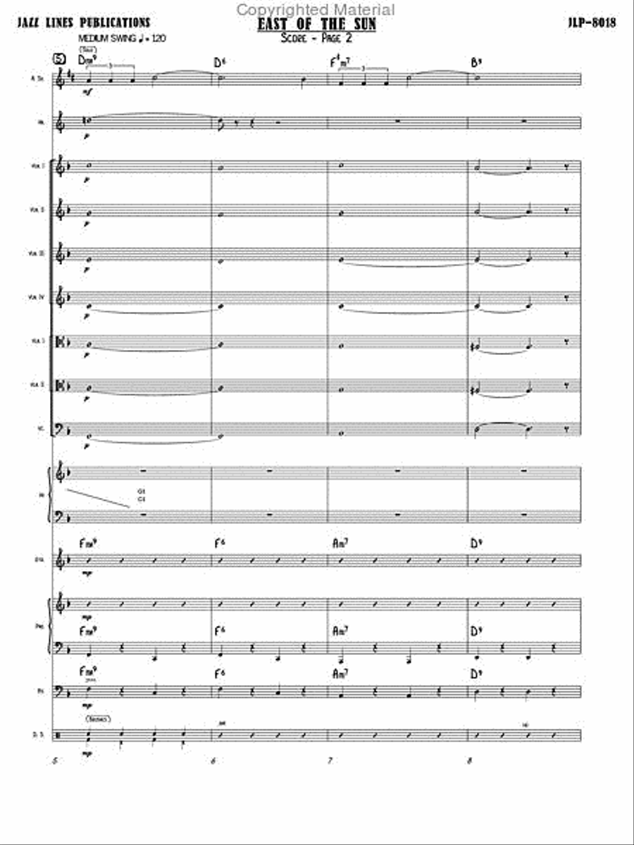 East Of The Sun Orchestra scores gallery preview page 5
