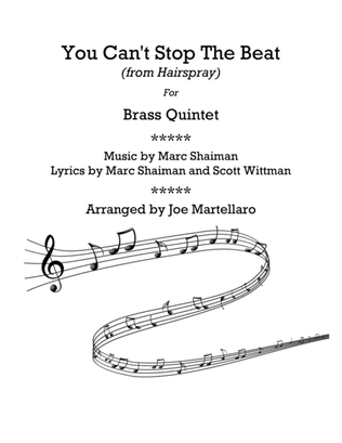 Book cover for You Can't Stop The Beat