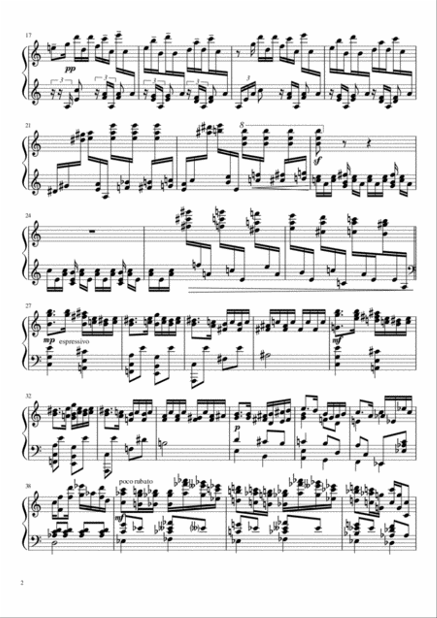 Ballade №2 Piano Solo scores gallery preview page 2