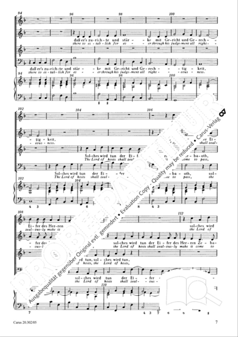 A child is born unto us 4-Part scores gallery preview page 8