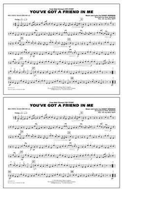 Book cover for You've Got a Friend in Me (from Toy Story 2) (arr. Paul Murtha) - Multiple Bass Drums