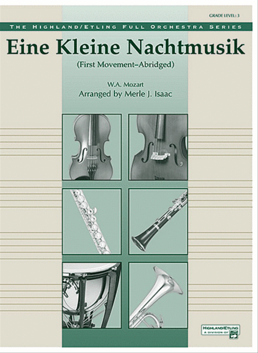 Eine Kleine Nachtmusik Full Orchestra scores gallery preview page 1