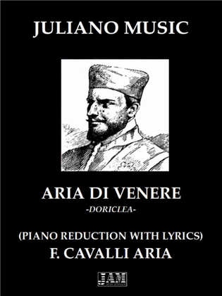 ARIA DI VENERE DORICLEA (PIANO REDUCTION WITH LYRICS) - F. CAVALLI