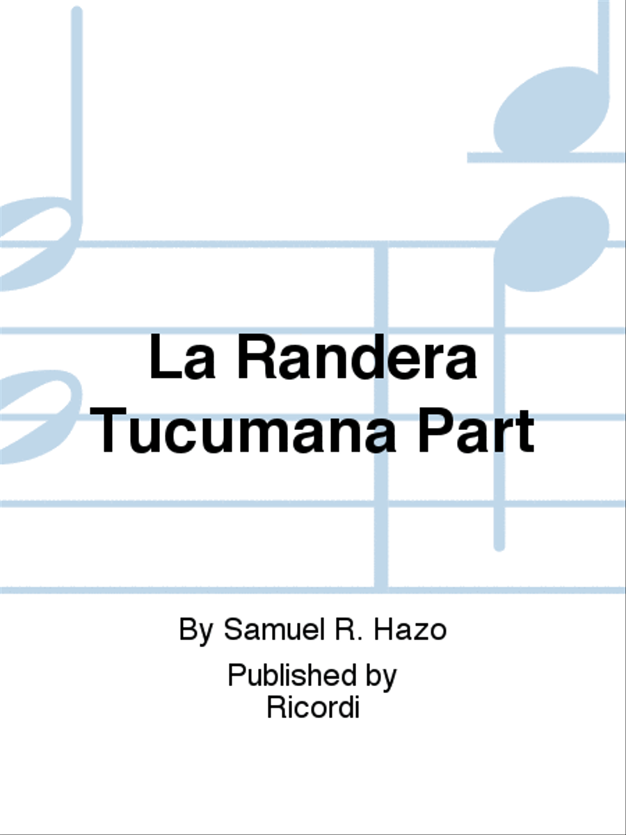 La Randera Tucumana Part School and Community scores gallery preview page 1