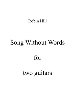 Song Without Words for two guitars