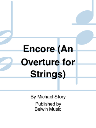 Book cover for Encore (An Overture for Strings)