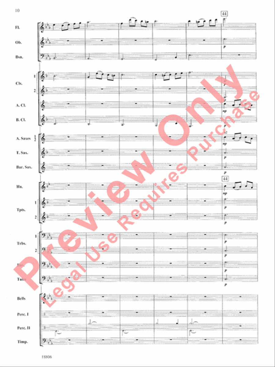 Quintology Concert Band scores gallery preview page 11