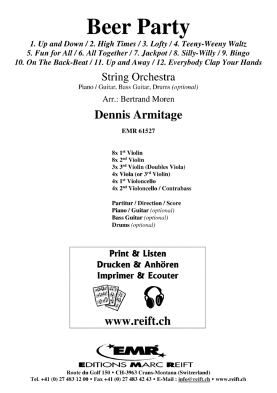 Beer Party Beer Party String Orchestra scores gallery preview page 2