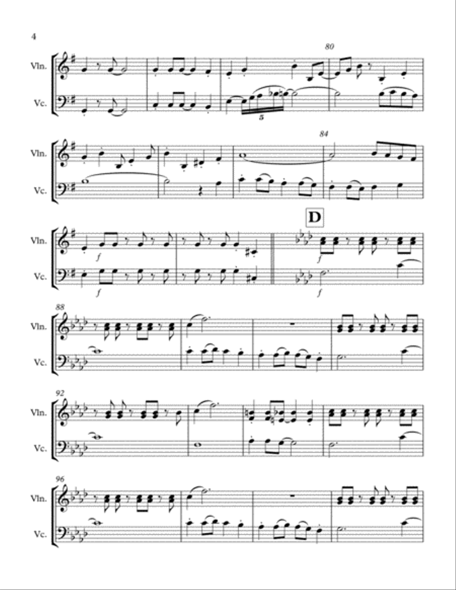 Puttin' On The Ritz Puttin' On The Ritz String Duet scores gallery preview page 4