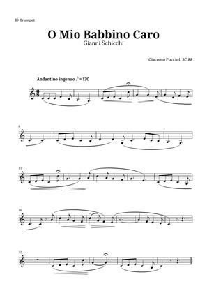 O Mio Babbino Caro by Puccini for Trumpet