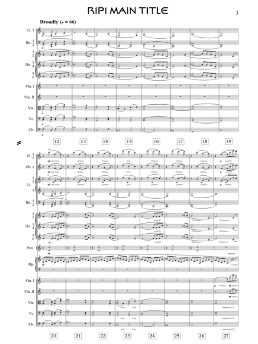 Star Trek: First Contact - Main Title / Locutus - Score Only Full Orchestra scores gallery preview page 5