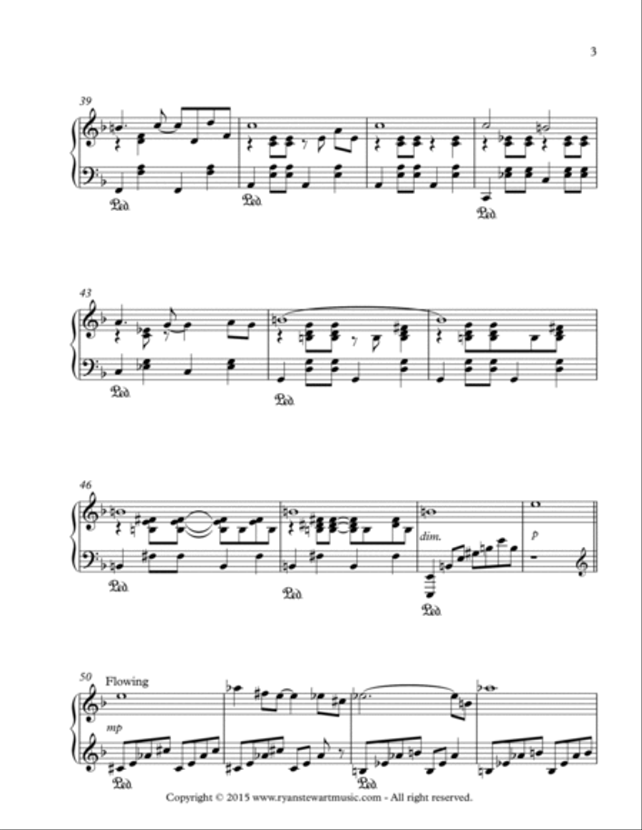 Summer (Solo Piano) Summer (Solo Piano) Piano Solo scores gallery preview page 3